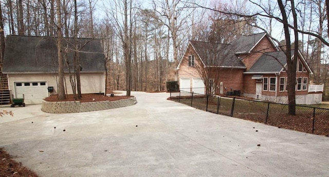 exterior space with driveway