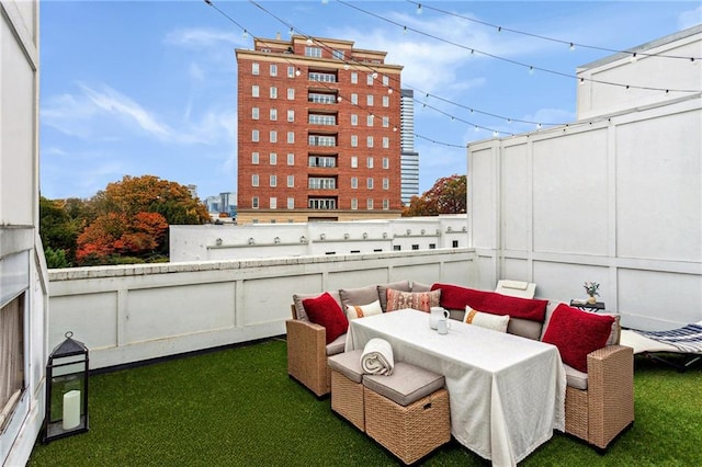 view of patio / terrace with outdoor lounge area