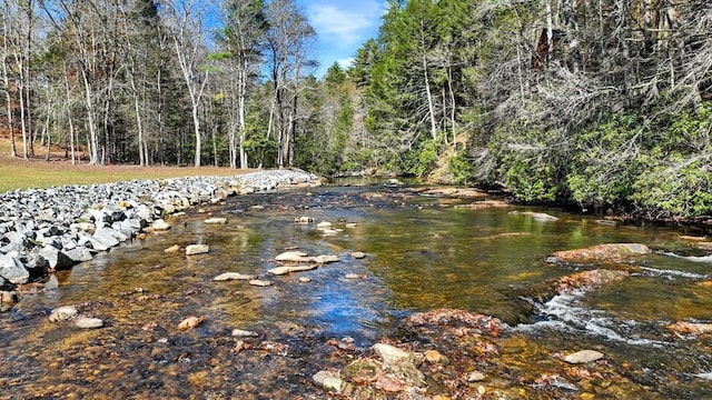 view of water feature