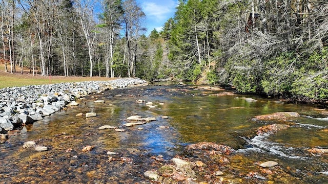 view of water feature