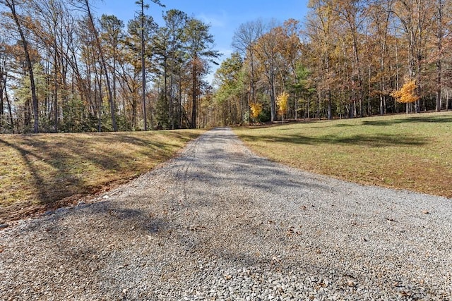 view of road