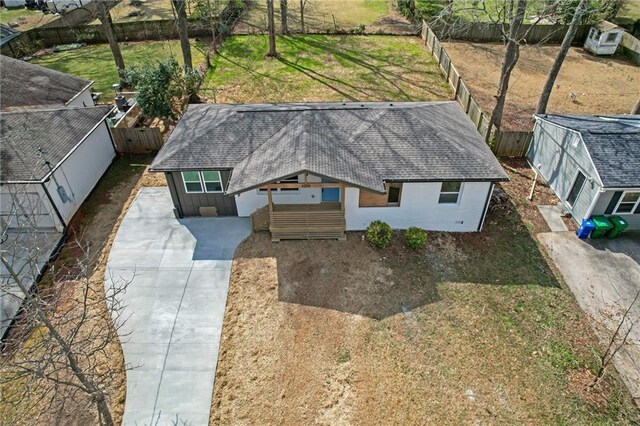 aerial view