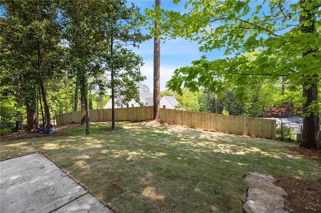 4835 Merlendale Ct, Atlanta, GA 30327 - view of yard featuring a fenced backyard