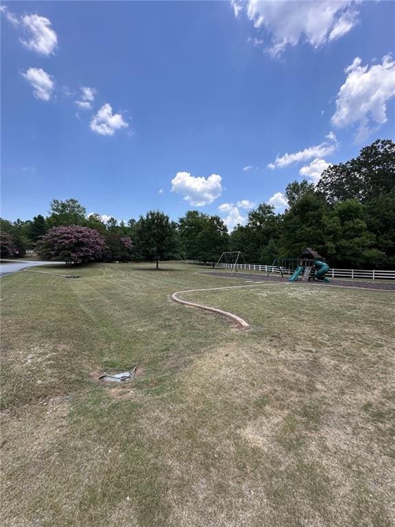 surrounding community with a playground