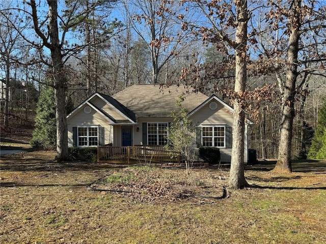 view of ranch-style house