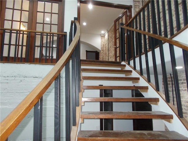 view of staircase