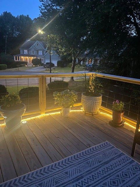 1006 Amberton Ln, Powder Springs, GA 30127 - view of wooden terrace