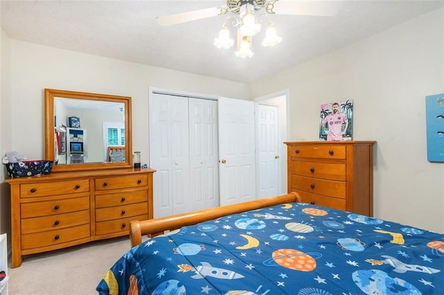 324 Kibbee Rd, Mcdonough, GA 30252 - carpeted bedroom featuring a closet and ceiling fan