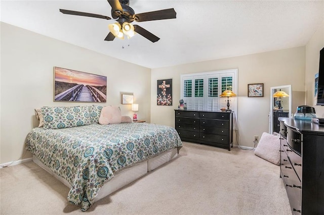 324 Kibbee Rd, Mcdonough, GA 30252 - bedroom featuring carpet floors, baseboards, and a ceiling fan