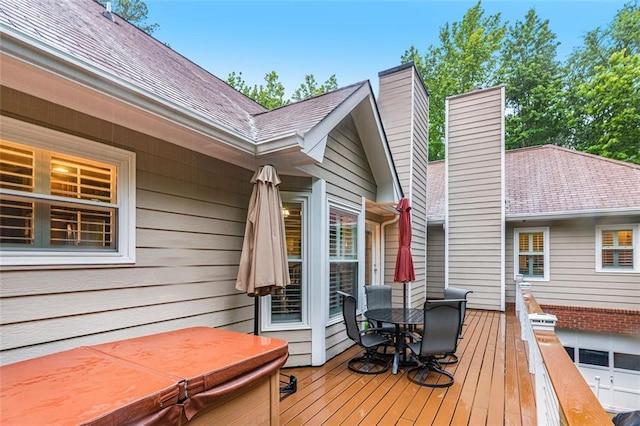 324 Kibbee Rd, Mcdonough, GA 30252 - wooden terrace featuring outdoor dining area