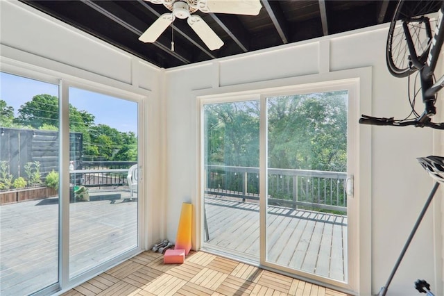 97 Griffin St NW, Atlanta, GA 30314 - doorway with a ceiling fan and plenty of natural light