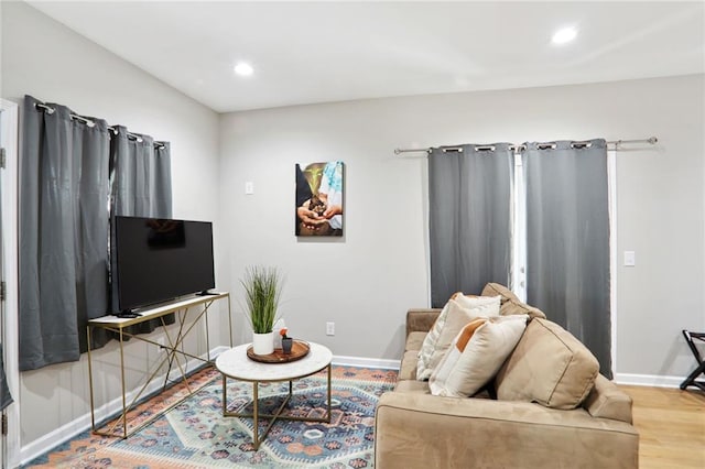 97 Griffin St NW, Atlanta, GA 30314 - living room with wood finished floors and recessed lighting