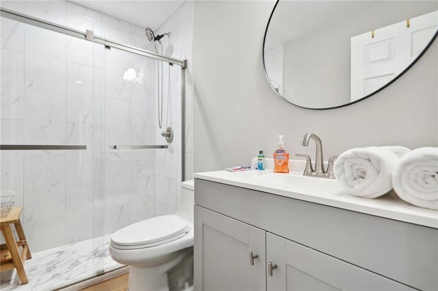 97 Griffin St NW, Atlanta, GA 30314 - bathroom featuring a marble finish shower and vanity