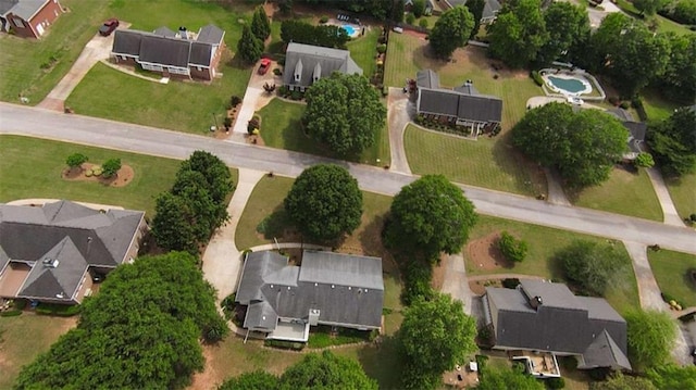 birds eye view of property featuring a residential view