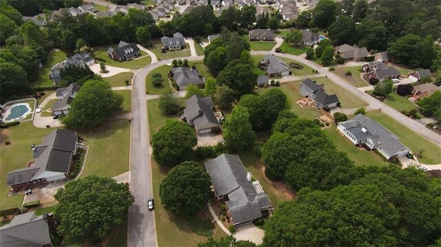 drone / aerial view featuring a residential view