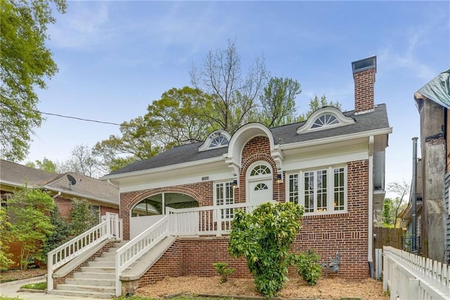 view of front of home