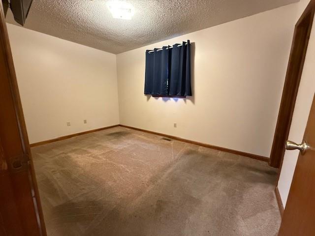 100 Walter Leon Dr, Chatsworth, GA 30705 - carpeted empty room with a textured ceiling and baseboards