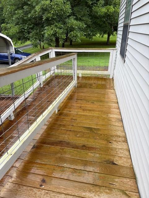 100 Walter Leon Dr, Chatsworth, GA 30705 - view of wooden terrace