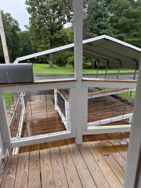 100 Walter Leon Dr, Chatsworth, GA 30705 - view of wooden deck