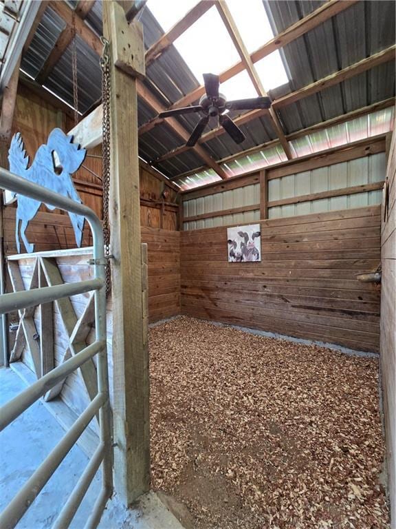 view of horse barn