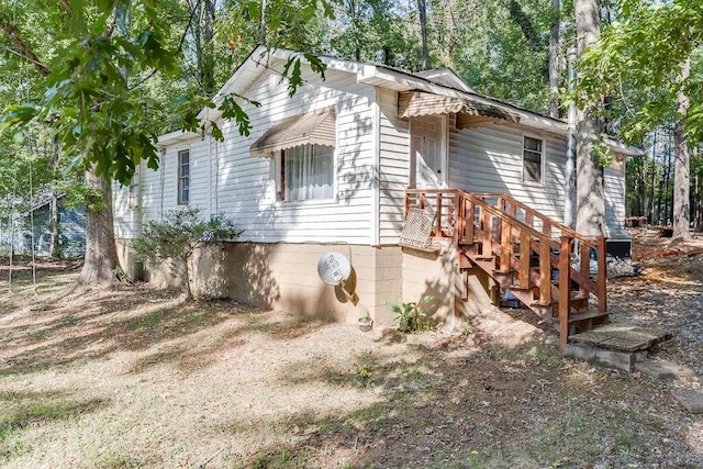 view of front of property