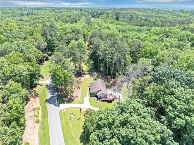 586 Old Bushmill Rd, Bremen, GA 30110 - view from above of property featuring a heavily wooded area