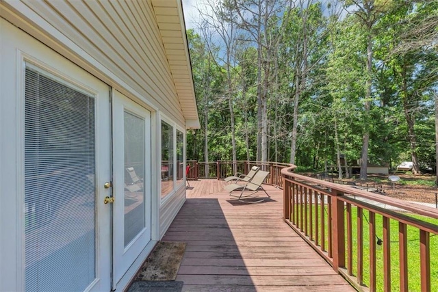586 Old Bushmill Rd, Bremen, GA 30110 - view of wooden deck