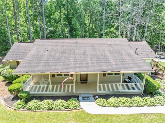 586 Old Bushmill Rd, Bremen, GA 30110 - farmhouse inspired home with covered porch and a shingled roof