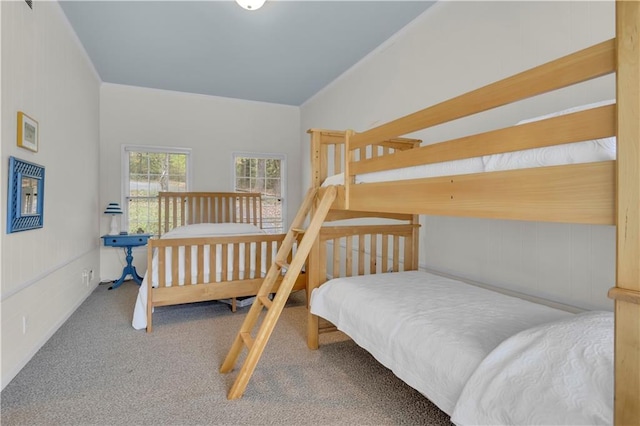 bedroom with carpet floors