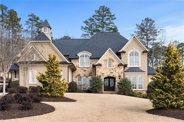 view of front of house featuring french doors