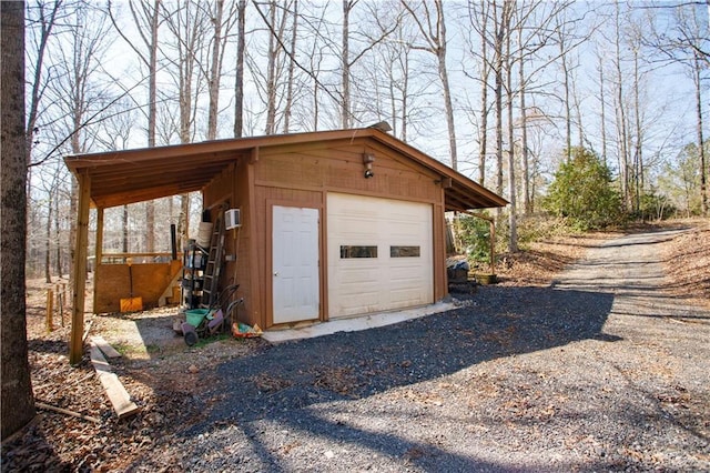1225 Pitts Chapel, Newborn, GA 30056 - garage featuring a detached garage and driveway