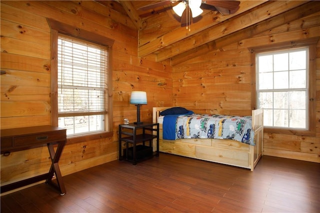 1225 Pitts Chapel, Newborn, GA 30056 - bedroom featuring wooden walls and wood finished floors