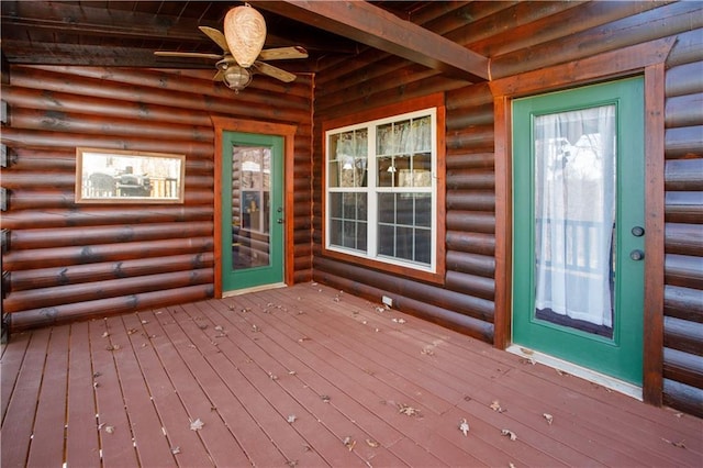 1225 Pitts Chapel, Newborn, GA 30056 - view of wooden deck