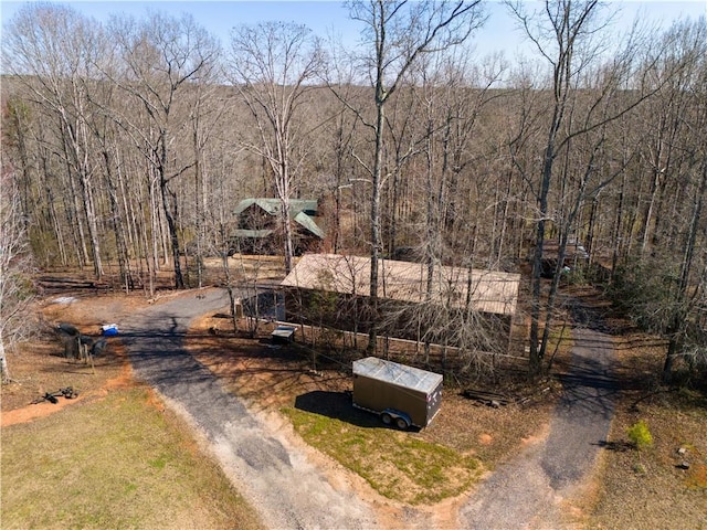 1225 Pitts Chapel, Newborn, GA 30056 - view of yard featuring a wooded view