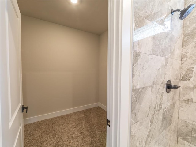 bathroom with walk in shower