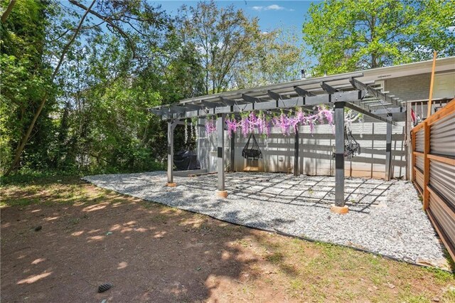 877 Lee Andrews Ave SE, Atlanta, GA 30315 - view of patio / terrace featuring a pergola
