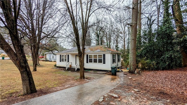 view of front of home