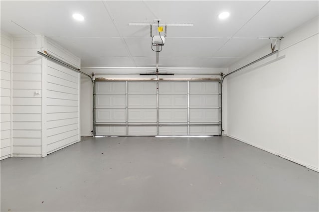 6273 Oak Ridge Dr, Flowery Branch, GA 30542 - garage with recessed lighting and a garage door opener