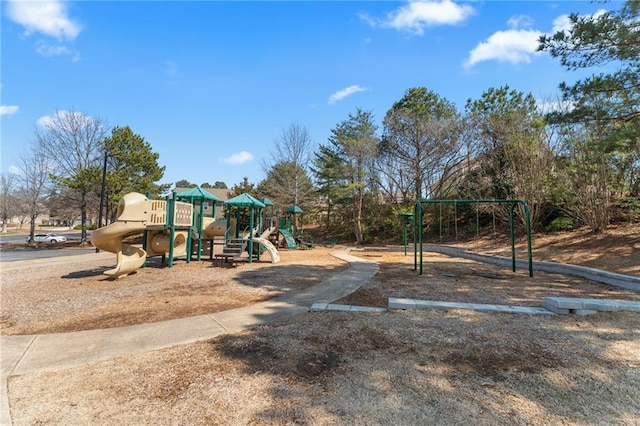 view of communal playground