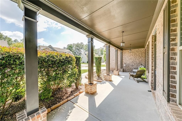 view of patio / terrace featuring a porch