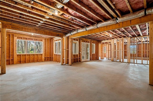 605 Claxton Ln, Milton, GA 30004 - miscellaneous room with concrete floors