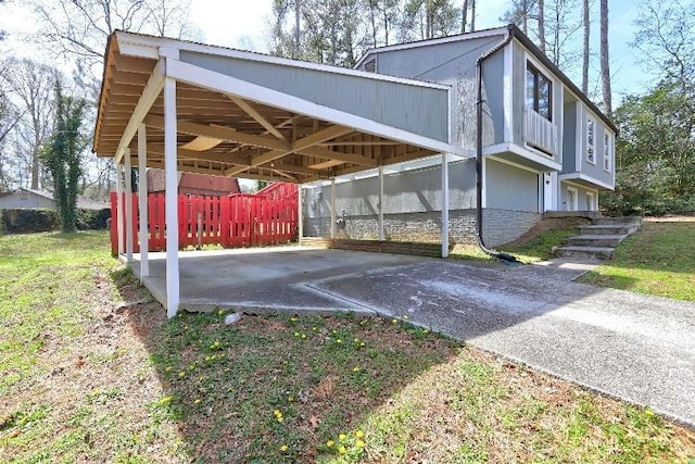 3576 Shrewsbury Ct, Snellville, GA 30039 - exterior space with a detached carport and concrete driveway