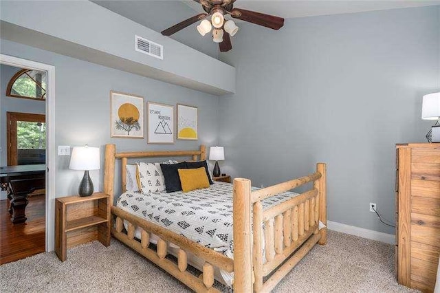 1363 Foxhound Trl, Ranger, GA 30734 - bedroom featuring carpet and a ceiling fan