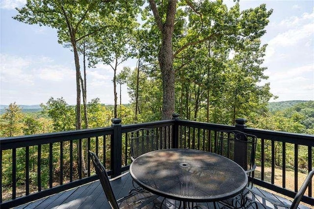 1363 Foxhound Trl, Ranger, GA 30734 - wooden terrace featuring outdoor dining area