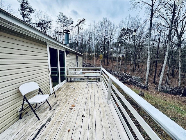 view of deck