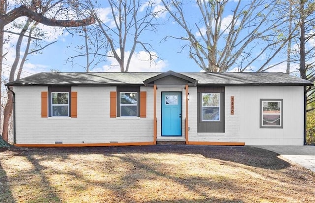 view of ranch-style house