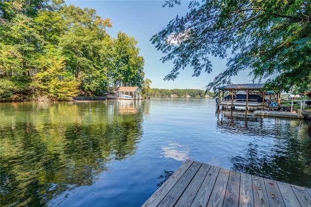 1019 Whippoorwill Rd, Monticello, GA 31064 - dock area with a water view