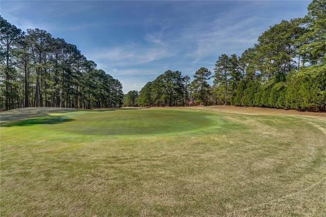 1019 Whippoorwill Rd, Monticello, GA 31064 - surrounding community with view of golf course, a yard, and view of scattered trees