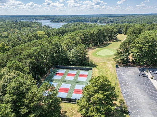 1019 Whippoorwill Rd, Monticello, GA 31064 - bird's eye view of a golf club and a large body of water