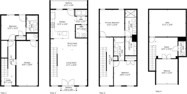 1196 Wylie St SE, Atlanta, GA 30316 - floor plan / room layout